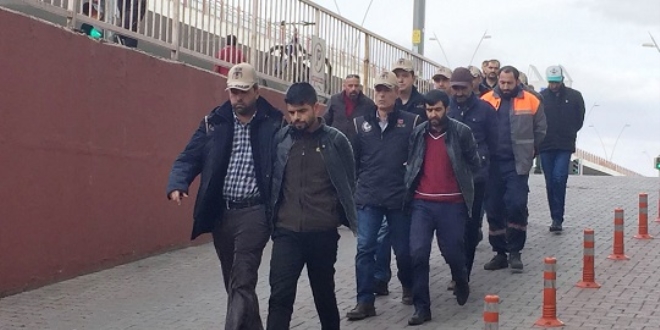 Kayseri'de PKK propagandası yapanlar adliyeye sevk edildi