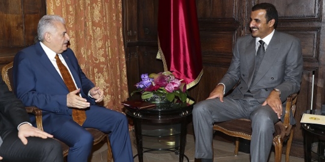 Y�ld�r�m, Katar Emiri Al Sani ile g�r��t�