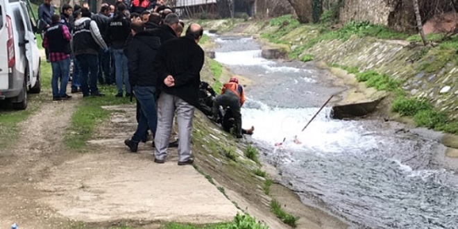 Bursa'da derede kadn cesedi bulundu