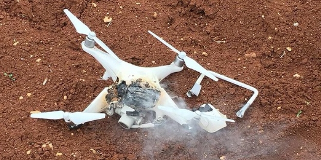 Afrin'de terristlerin 'drone'una geit yok