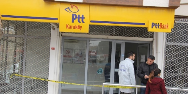 Manisa PTT şubesinde silahlı soygun