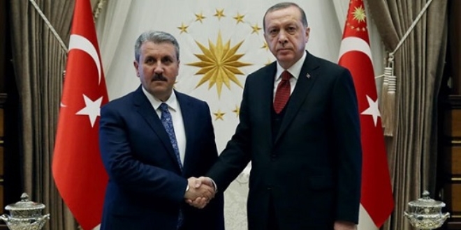 Cumhurbaşkanı Erdoğan, Destici ile görüştü