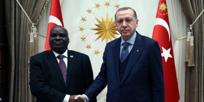 Cumhurbaşkanı Erdoğan, Burundi Meclis Başkanı kabul etti