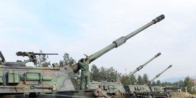 Afrin'deki hareketli hedefler anında imha edilecek
