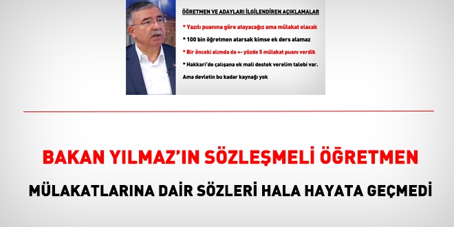 Mülakatlarda vicdanların zedelenmemesi için tedbir alınacaktı?
