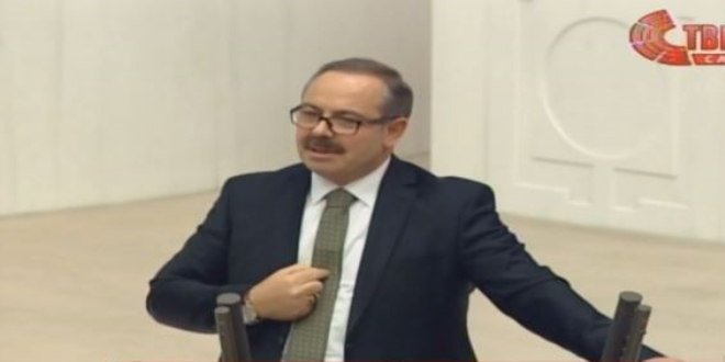 AK Partili Dalkl'tan CHP'li zel'e kravat teekkr