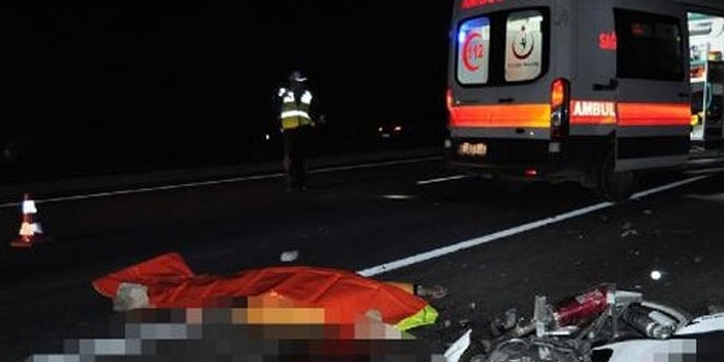 Gümrük personeli motosiklet kazasında hayatını kaybetti
