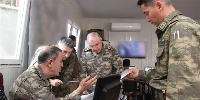 Orgeneral Akar sınır hattında