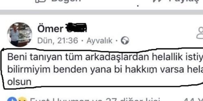 Sosyal medyadan veda etti, göğsünden vurulmuş olarak bulundu