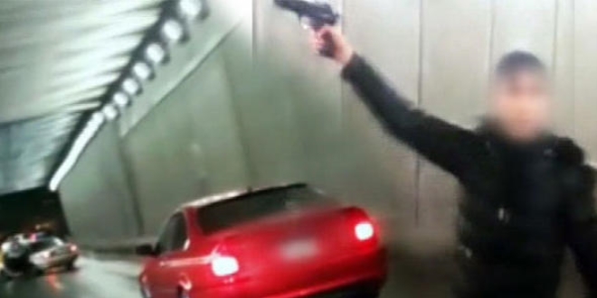 Ankara'da, şehir magandaları terör estirdi