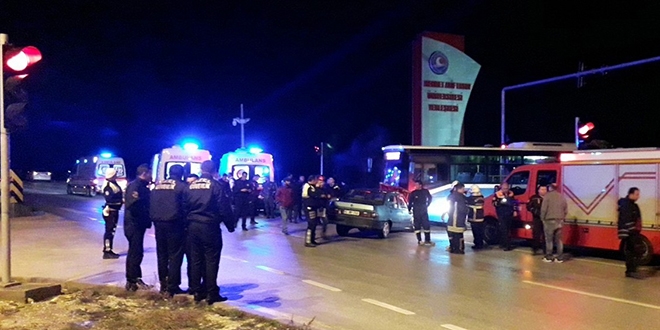 Burdur'da trafik kazas: 7 yaral