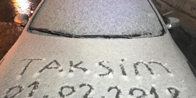 İstanbul'da Kar yağışı başladı