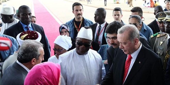 Cumhurbaşkanı Erdoğan Mali'de