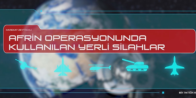İşte Afrin'de kullanılan milli silahlar