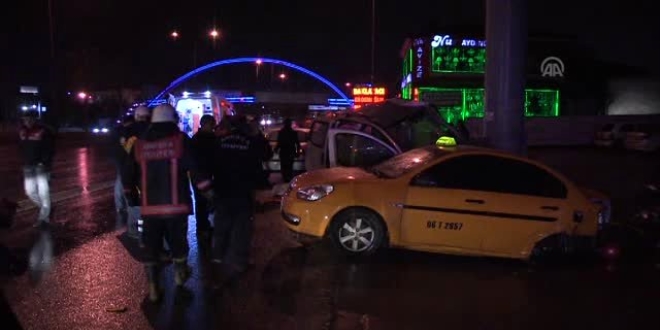 Başkentte trafik kazası: 1 ölü, 7 yaralı