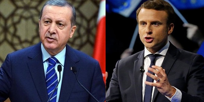 Cumhurbaşkanı Erdoğan, Macron ile telefonda görüştü