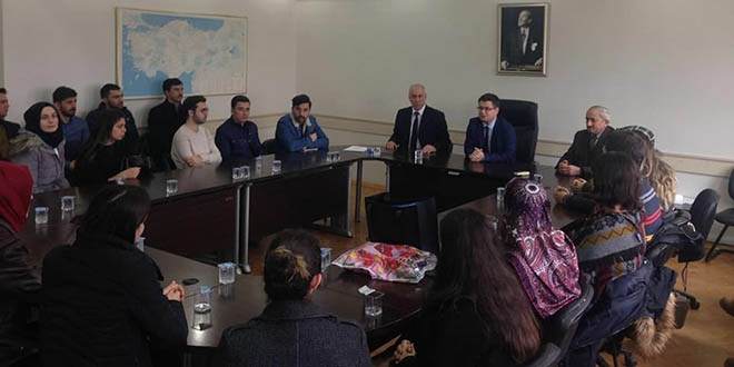 Kaymakam, aday ��retmenlerle toplant� yapt�