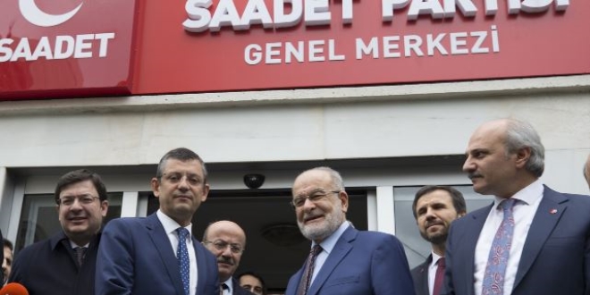 CHP'den Saadet Partisi'ne ziyaret