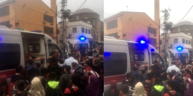 Diyarbak�r'da 20 ��renci hastaneye kald�r�ld�