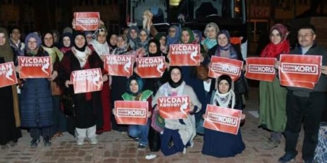 Elazığ ve Bingöl'den 'Vicdan Konvoyu'na destek
