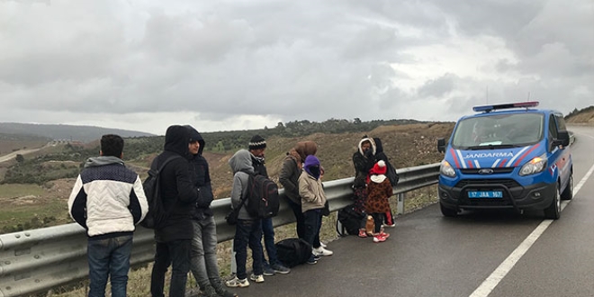 Kaçakları Ege Denizi diye Ayvacık Barajı'na bıraktılar