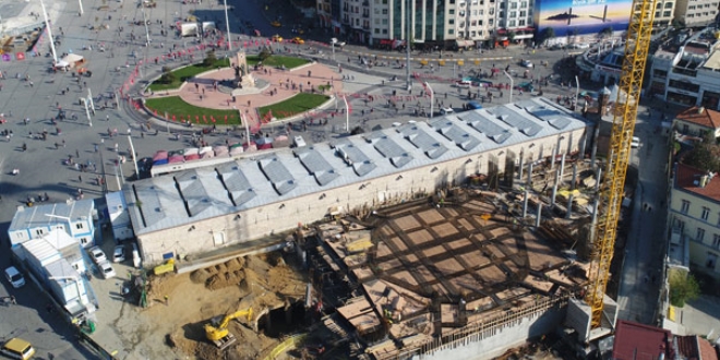 Taksim Camisi'nde inşaatın yüzde 80'i tamamlandı