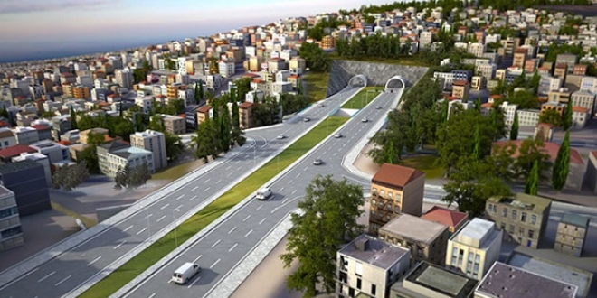 İzmir'in en uzun tünelinde kazı başladı