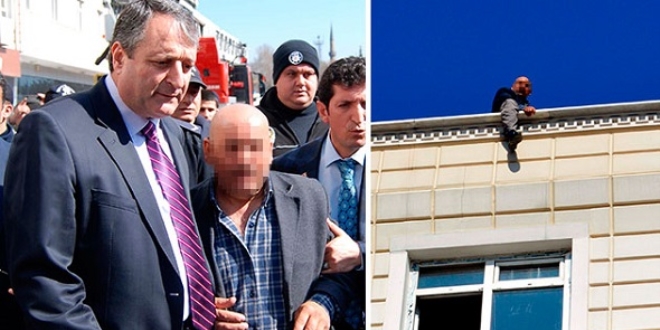 İntihara kalkışan kişiyi İl Emniyet Müdürü ikna etti