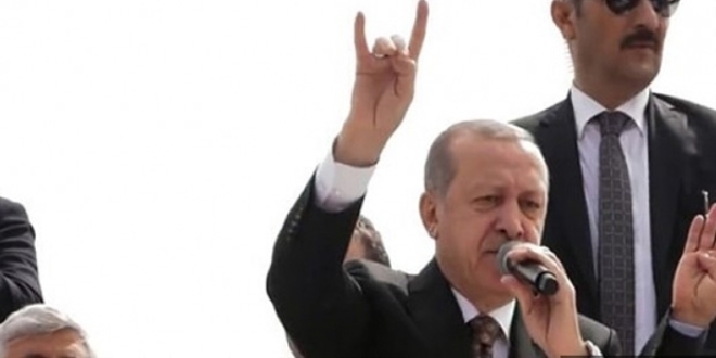 Ak Parti: Erdoğan, Bozkurt işareti yapmadı
