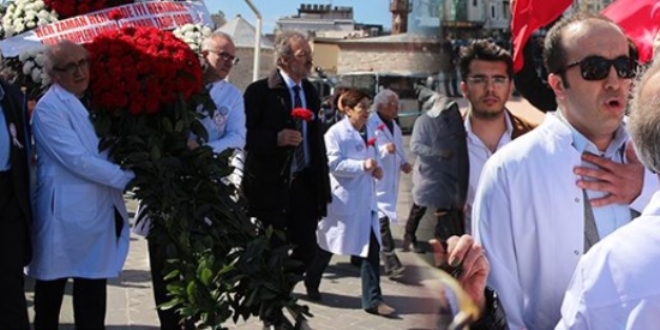 Taksim'de Tıp Bayramı gerginliği