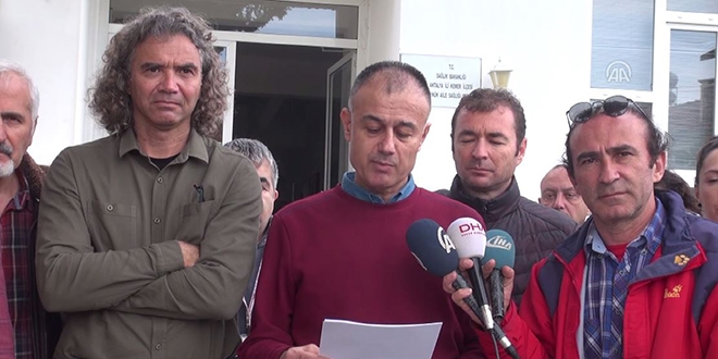 Doktora şiddete sağlık çalışanlarından tepki