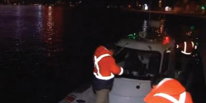 Saryer'de denize atlayan kadn son anda kurtarld