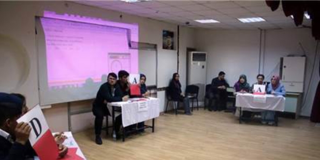 Liseliler, bilgi yarışmasında ter döktü