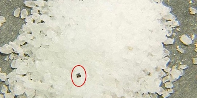 Tuz kristalinden daha küçük bilgisayar üretildi