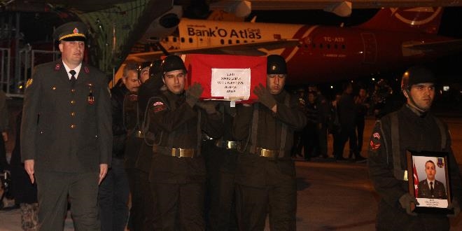 Konyalı şehidin cenazesi memleketine getirildi