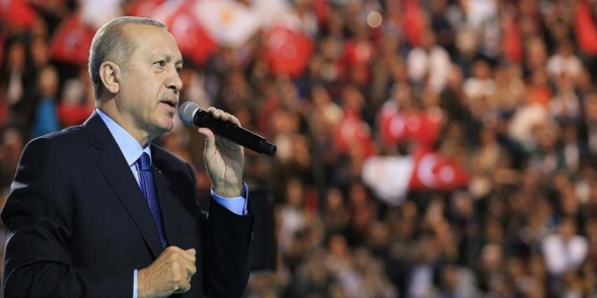 Cumhurbakan Erdoan: Tm dnyay arrtacaz