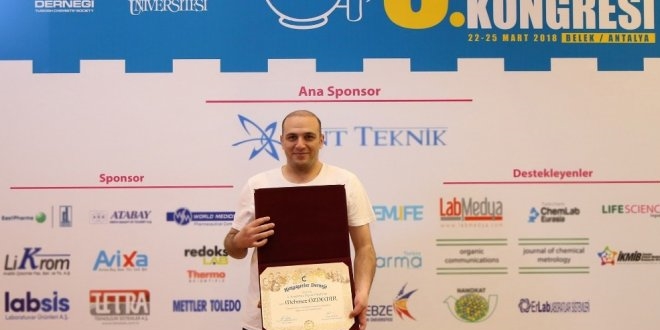 AGÜ doktora öğrencisine 'Araştırma Teşvik Ödülü'