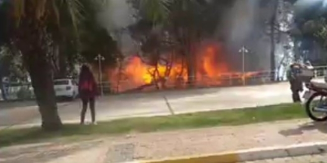 Antalya'da restoranda yangın