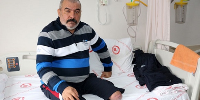 Aldığı protezin parasını ödemeyince icralık oldu