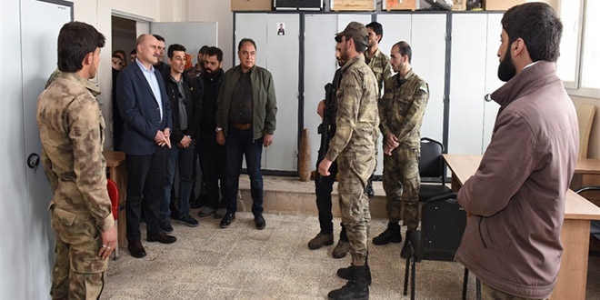 Polis Akademisi Ba�kan�, Suriye'deki polisleri ziyaret etti