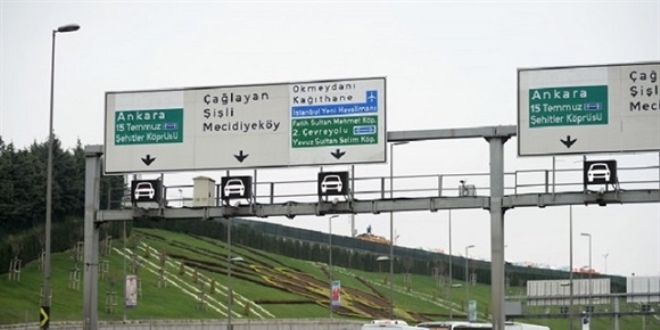 Yeni havaliman� y�n levhalar�nda