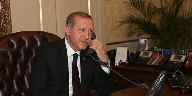 Cumhurbaşkanı Erdoğan'dan telefon diplomasisi