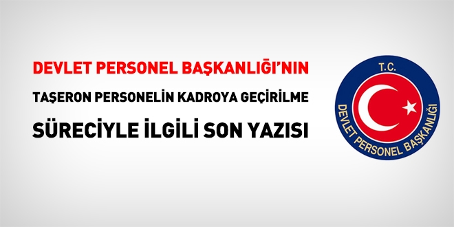 Güvenlik soruşturması bitmezse taşeron personel kadroya geçemeyecek mi? DPB, resmi yazı yayımladı