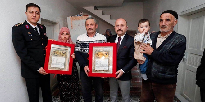 Şehit Çakı'nın ailesine 'şehadet beratı' verildi