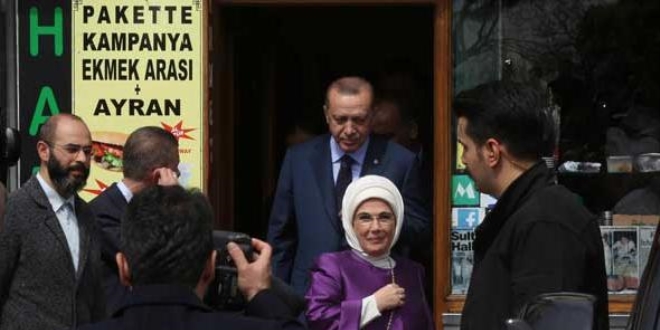 Erdoğan, tarihi köfteciye gitti
