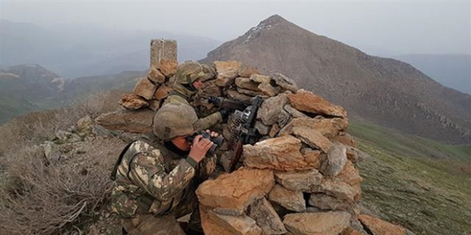 Hakkari'nin Irak sınırında terör operasyonu
