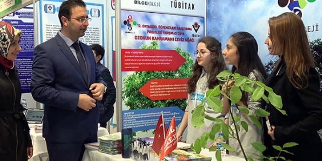 Ortaokul öğrencilerinden TÜBİTAK için 'ozon' projesi