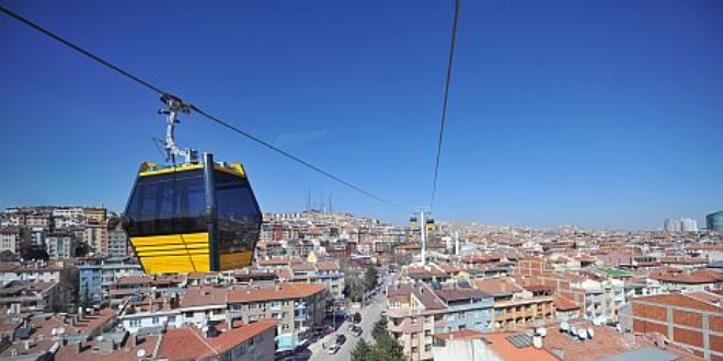 Şentepe teleferik hattı 6 Nisan'da açılıyor