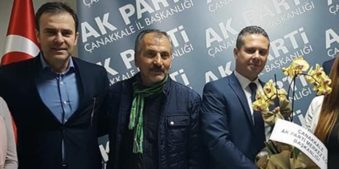 Çanakkale İl Başkanlığına Gültekin Yıldız getirildi