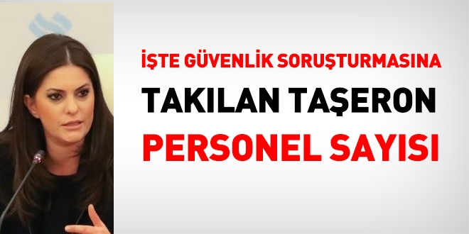 İşte güvenlik soruşturmasına takılan taşeron sayısı